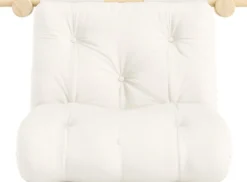 Fauteuil convertible en coton naturel 75x200cm Hooked - Karup Design
