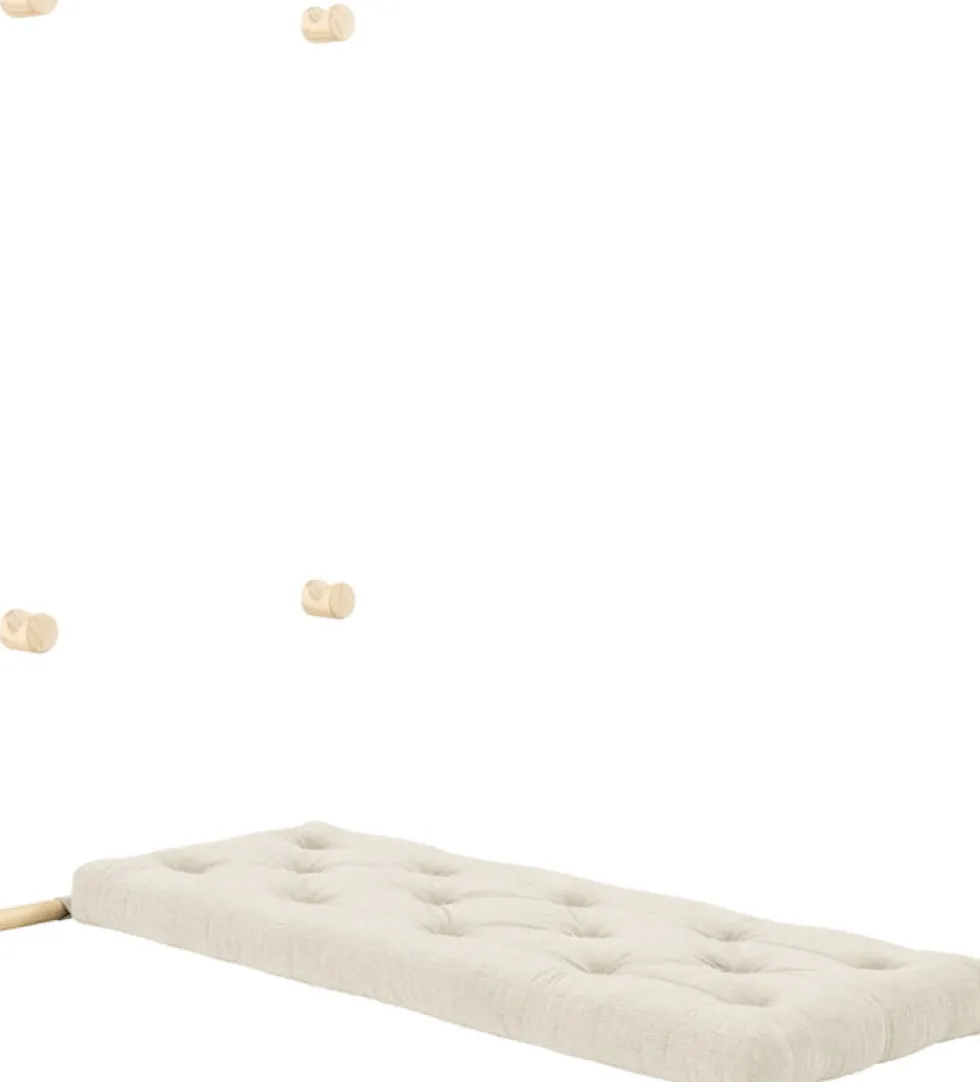Fauteuil convertible en polyester ivoire 75x200cm Hooked - Karup Design