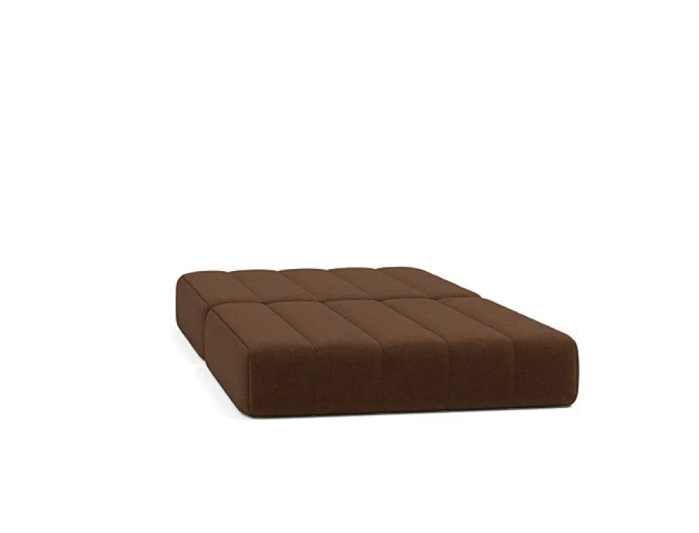 Fauteuil convertible en polyester recyclé marron 104x77cm Cozypad - Innovation living