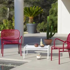 Fauteuil de jardin blanc Week-End - Petite Friture