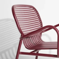 Fauteuil de jardin bordeaux Week End - Petite Friture