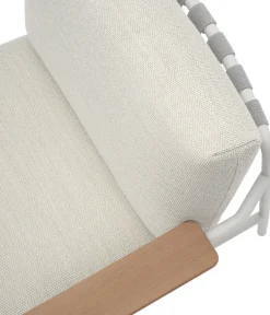 Fauteuil de jardin en acier et tissu gris 73x86,5cm - Muuto
