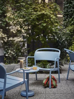 Fauteuil de jardin en métal anthracite Linear - Muuto