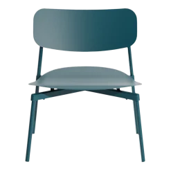 Fauteuil de jardin en métal bleu océan Fromme - Petite friture