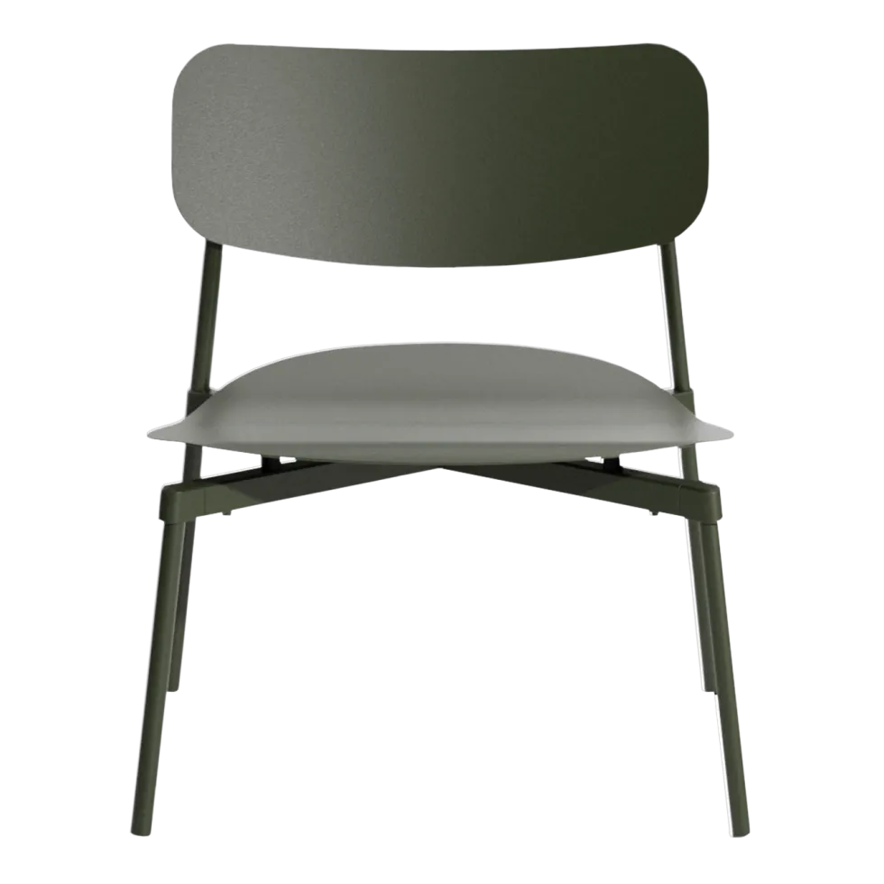 Fauteuil de jardin en métal vert bouteille Fromme - Petite friture