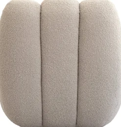 Fauteuil design en tissu bouclé beige Toe - 101 COPENHAGEN