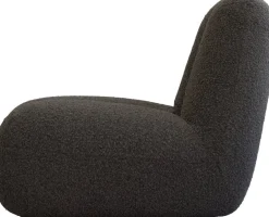 Fauteuil design en tissu bouclé taupe foncé Toe - 101 COPENHAGEN