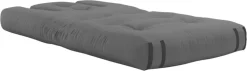 Fauteuil d'extérieur en acrylique gris foncé 122x90x70cm Hippo - Karup Design