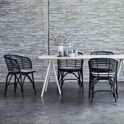 Fauteuil d'intérieur en rotin noir Blend - Cane-Line