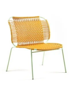 Fauteuil en acier jaune Cielo - Ames