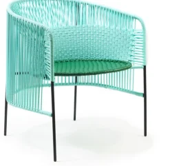 Fauteuil en acier menthe Caribe - Ames