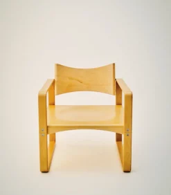 Fauteuil en bouleau laqué 65,5x60x74cm 270F - Verpan