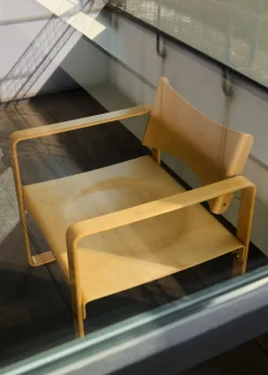 Fauteuil en bouleau laqué 65,5x60x74cm 270F - Verpan