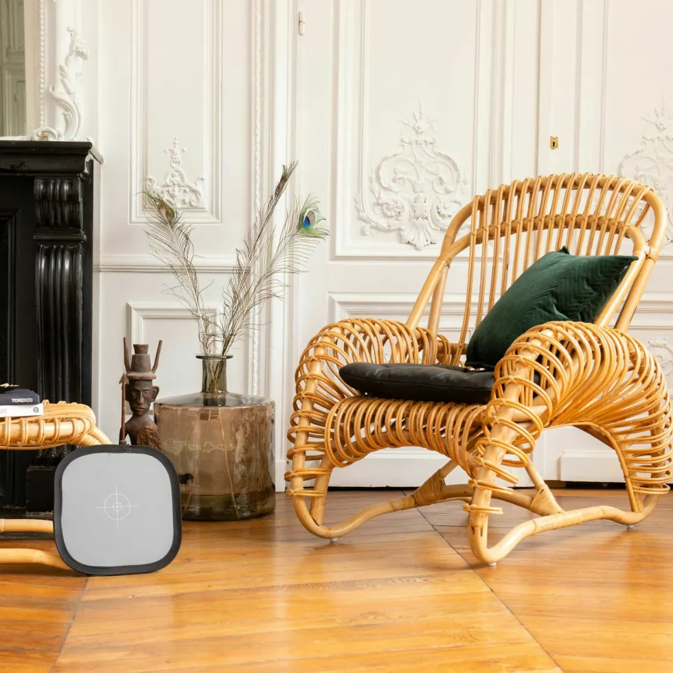 Fauteuil en canne de rotin naturelle Boucle - KOK