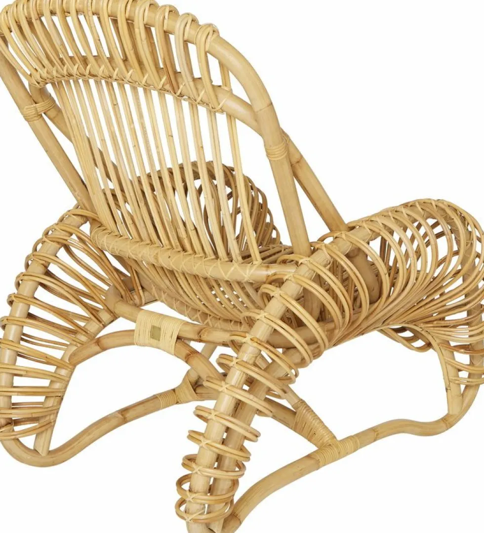 Fauteuil en canne de rotin naturelle Boucle - KOK