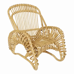 Fauteuil en canne de rotin naturelle Boucle - KOK