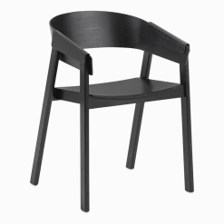 Fauteuil en chêne noir Cover - Muuto