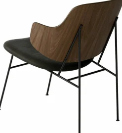 Fauteuil en cuir noir 64 x 56 cm The Penguin - Audo