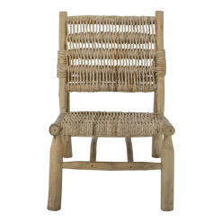 Fauteuil en feuille de bananier marron 57 x 81 cm Ruthy - Bloomingville