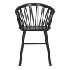 Fauteuil en frêne noir ZigZag - Hans K