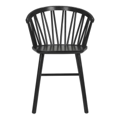 Fauteuil en frêne noir ZigZag - Hans K