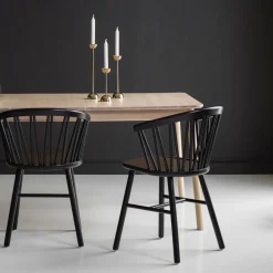 Fauteuil en frêne noir ZigZag - Hans K