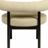 Fauteuil en hêtre noir et beige Sosis - Versmissen