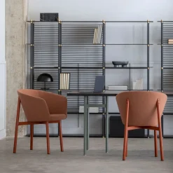 Fauteuil en laine rose Résidence - Kann Design