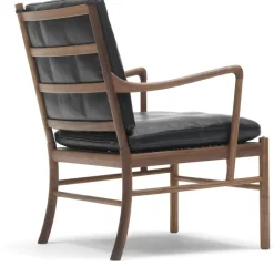 Fauteuil en noyer huilé et assise en cuir thor 301 85cm OW149 - Carl Hansen & Søn