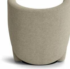 Fauteuil en pivotant en tissu bouclé Barnum Col 3 Big Big Chair - NORR11