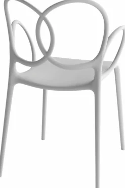 Fauteuil en plastique recyclé blanc Sissi Green - Driade