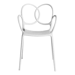Fauteuil en plastique recyclé blanc Sissi Green - Driade