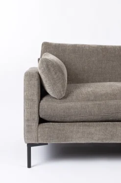 Fauteuil en polyester coffee 125x82cm Summer Love - Zuiver