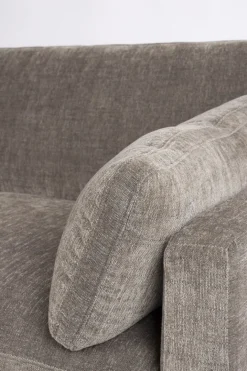 Fauteuil en polyester coffee 125x82cm Summer Love - Zuiver