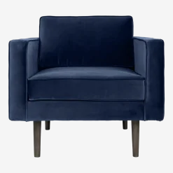 Fauteuil en polyester insignia blue 84x88 cm Wind - Broste Copenhagen
