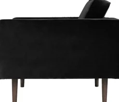 Fauteuil en polyester noir 84x88 cm Wind - Broste Copenhagen