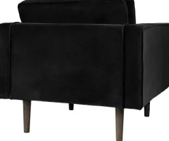 Fauteuil en polyester noir 84x88 cm Wind - Broste Copenhagen