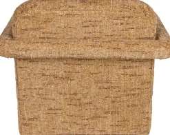 Fauteuil en polyester ocre 86x74x66cm Kent - Dutchbone