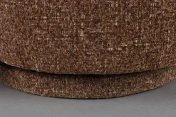 Fauteuil en polyester rouge bordeaux 74x76cm Rose - Dutchbone