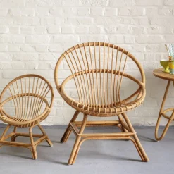 Fauteuil en rotin Brigitte - KOK