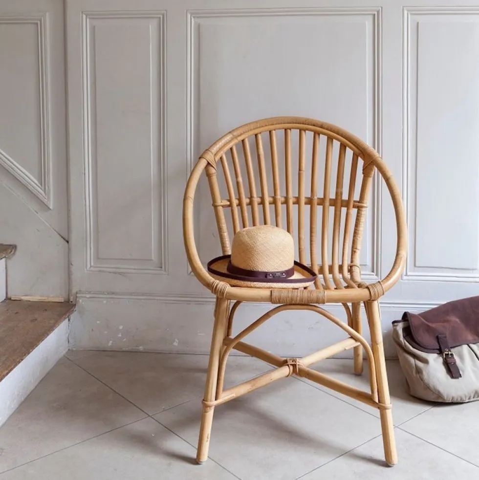 Fauteuil en rotin naturel Bruno - KOK