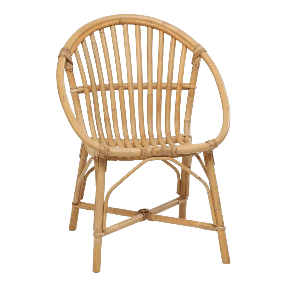 Fauteuil en rotin naturel Bruno - KOK