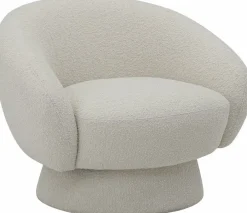 Fauteuil en tissu bouclé Ted - Bloomingville