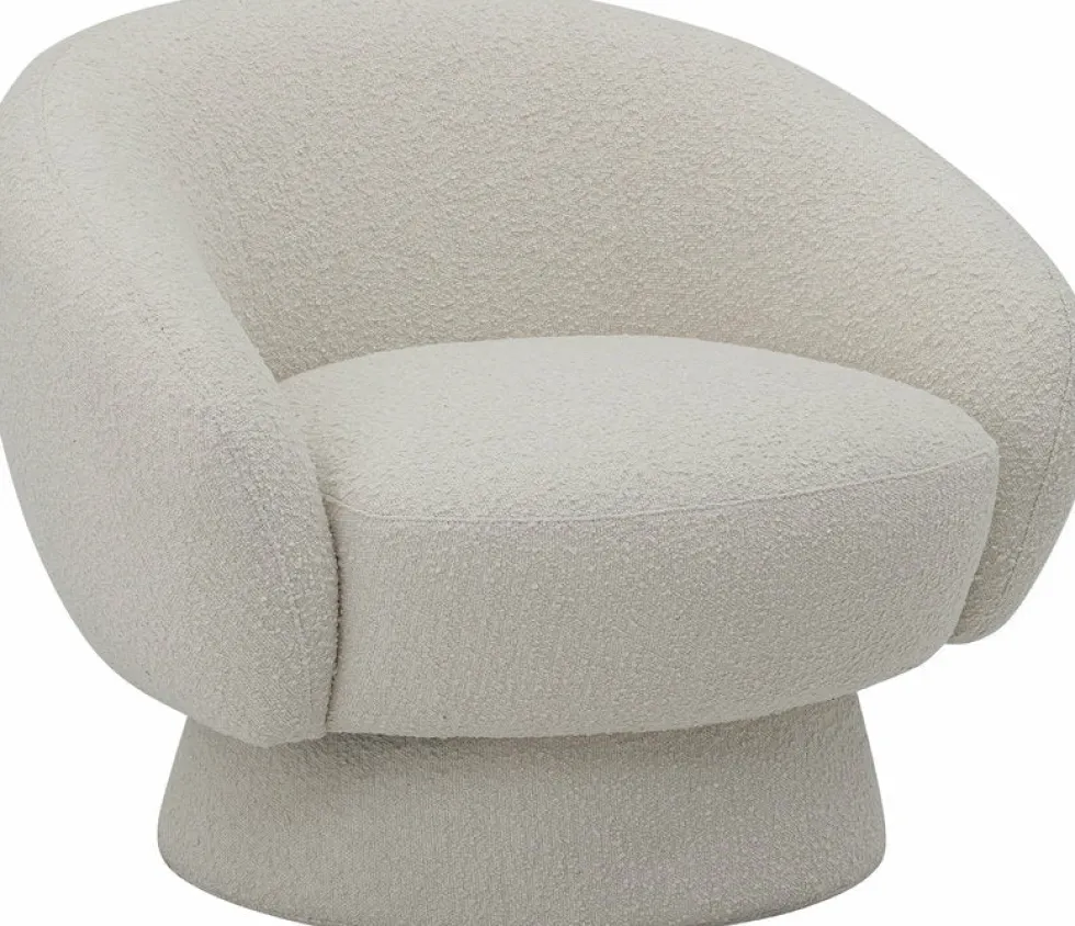 Fauteuil en tissu bouclé Ted - Bloomingville