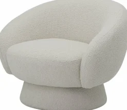 Fauteuil en tissu bouclé Ted - Bloomingville