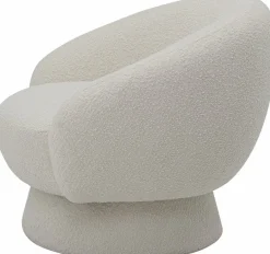 Fauteuil en tissu bouclé Ted - Bloomingville