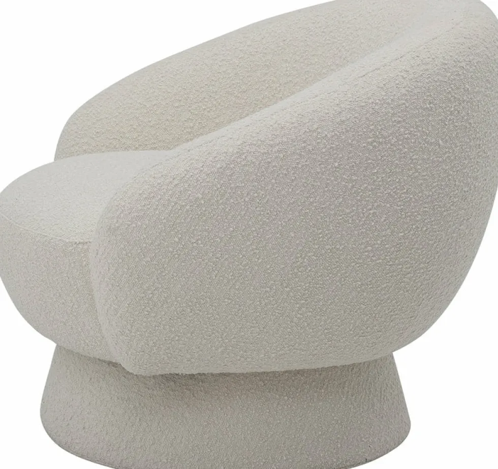 Fauteuil en tissu bouclé Ted - Bloomingville