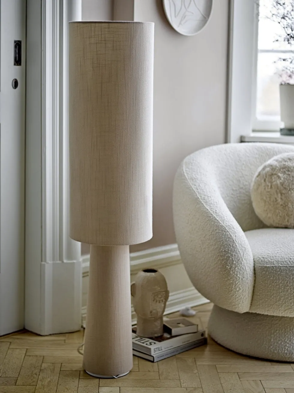 Fauteuil en tissu bouclé Ted - Bloomingville