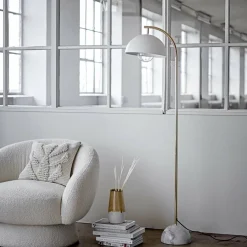 Fauteuil en tissu bouclé Ted - Bloomingville