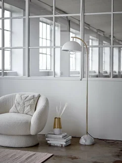 Fauteuil en tissu bouclé Ted - Bloomingville